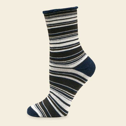 Stripe Snuggle, Navy - Men's Socks
Maggie's Organics