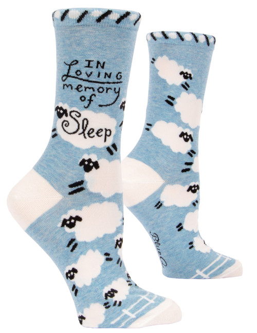 In Loving Memory of Sleep - Women's Socks
Blue Q Socks