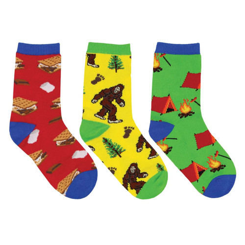 Gone Camping, 3-Pack - Kid's Socks
Socksmith