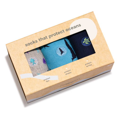 Socks that Protect Oceans - Men's Boxed Set
Conscious Step