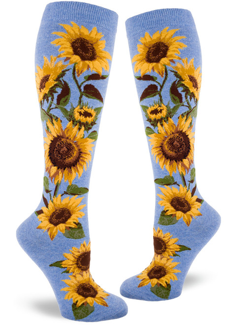 Sunflower, Heather Cornflower - Women's Knee High
MOD Socks