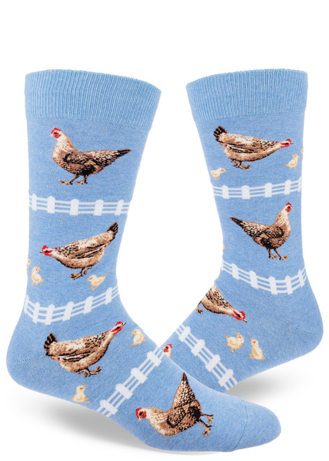 Chickens, Cornflower - Men's Socks
MOD Socks