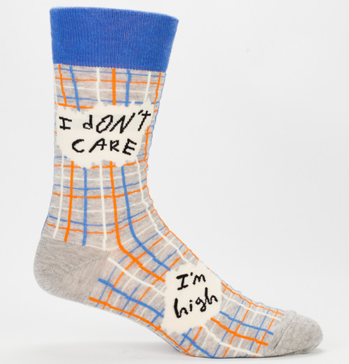 I Don't Care.  I'm High - Men's Socks