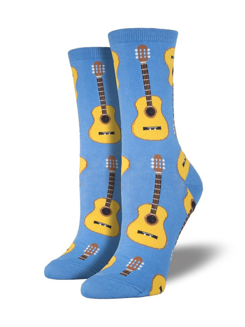 Guitars Blue - Women's Socks