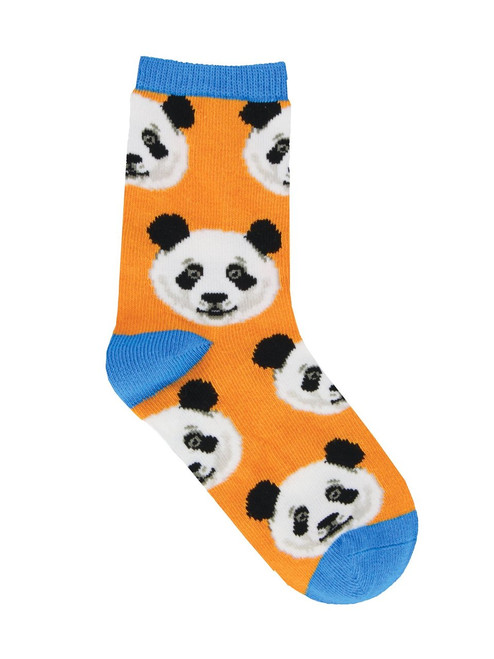 Panda, Orange - Infant Socks