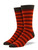 Stripe, Brown - Men's Socks Socksmith