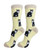 Black & White Cat, Happy Tails - Unisex Socks