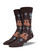 Guitars, Brown - Men's Socks