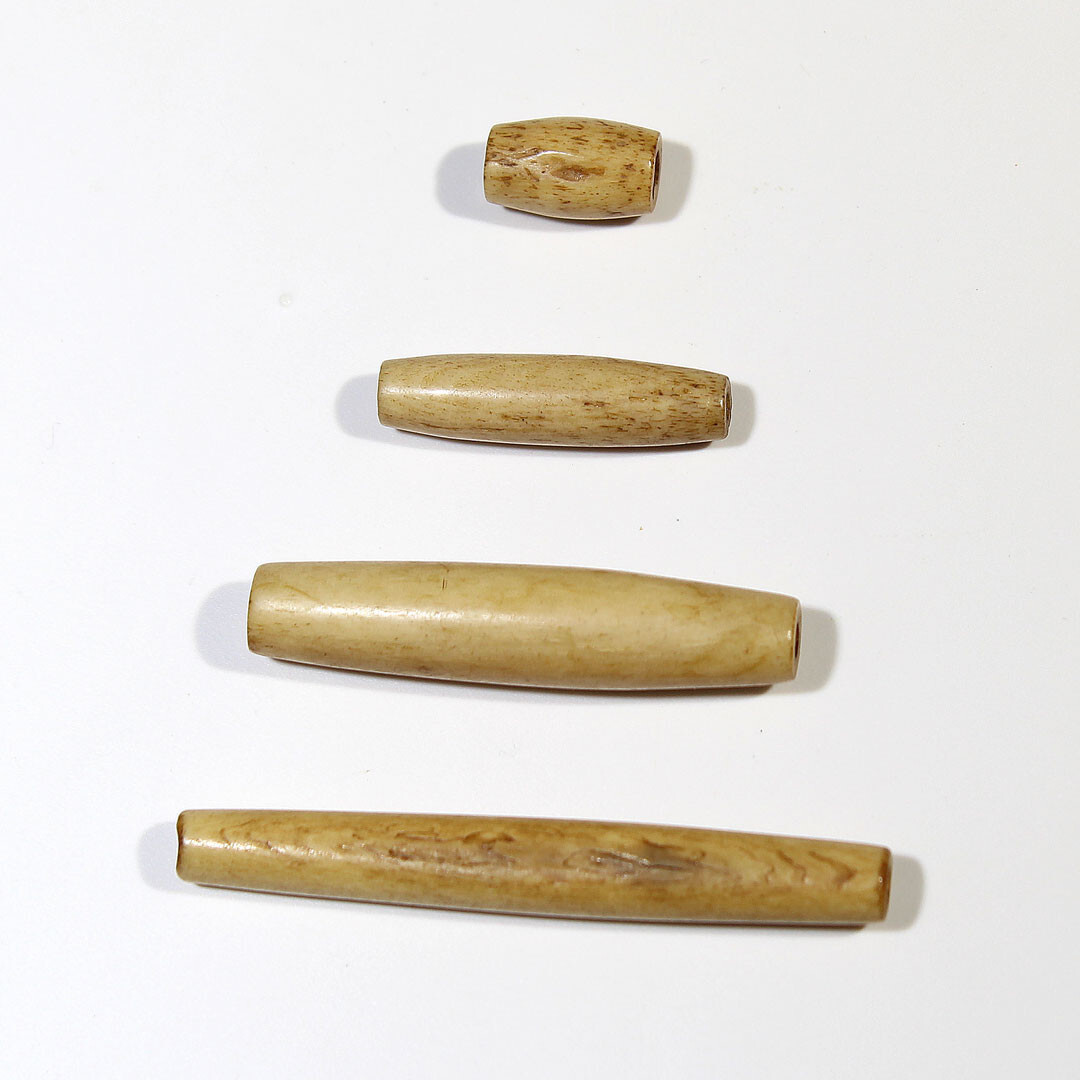 Antique Hairpipe Beads