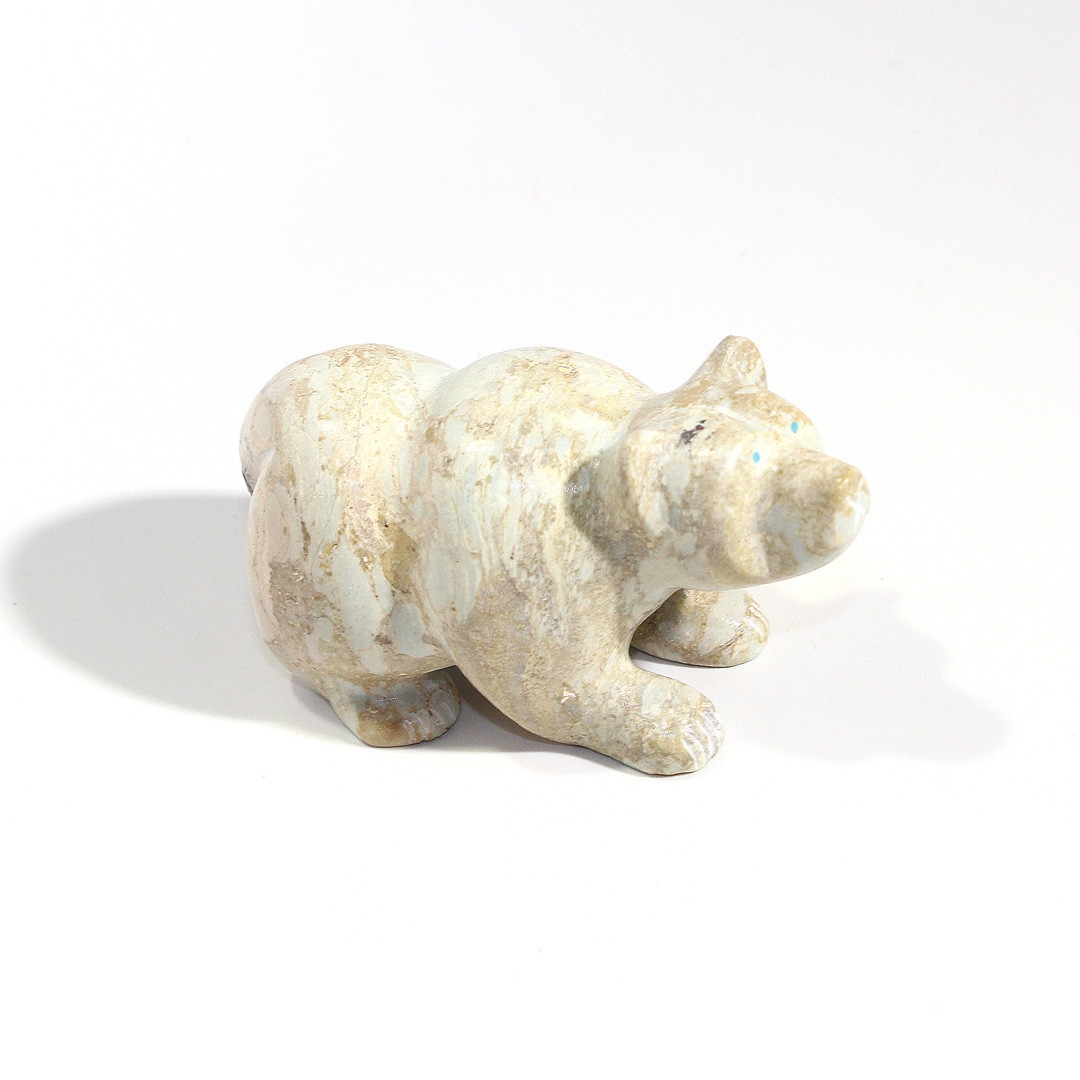 Nelson Yatsattie Bear Fetish | Marble