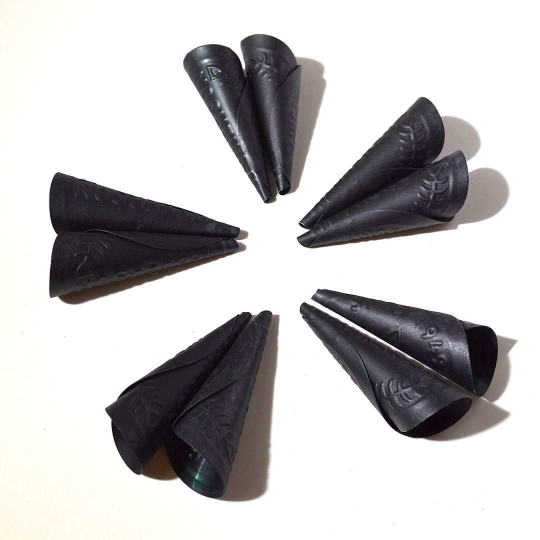Matte Black Adult Jingle Cones | 100ct pack