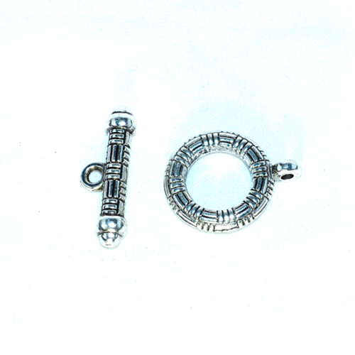 Silver Plate Decorative Toggle