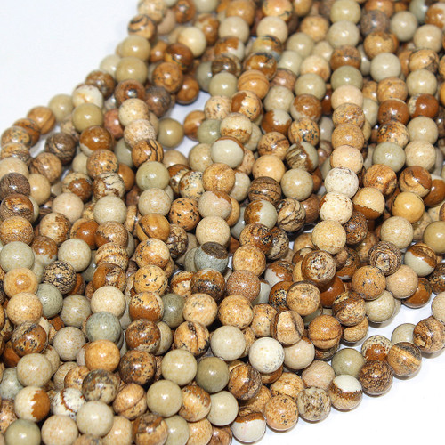 8mm Picture Jasper Rounds | $5.00 Wholesale