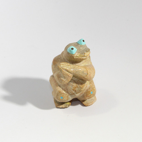 Freddie Leekya Whimsy Frog | Zuni Dolomite 