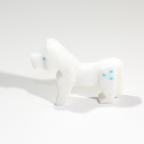 Todd Etsate Horse Fetish | White Marble #8