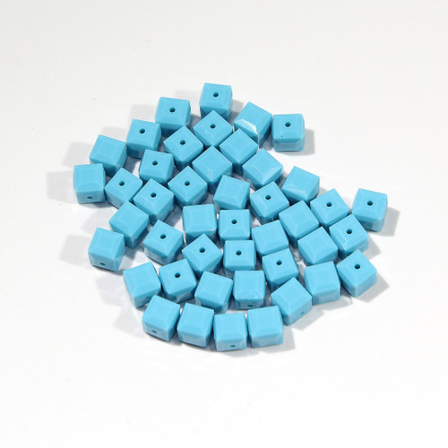 Swarovski Cube Bead | 6mm | Turquoise