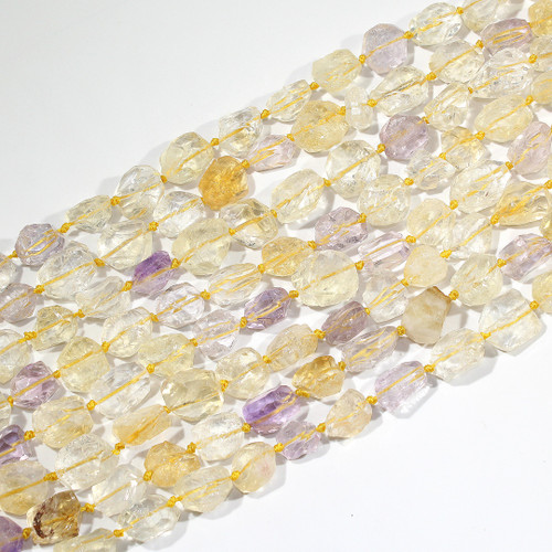 Amethyst and Citrine Nuggets | Rough Cut