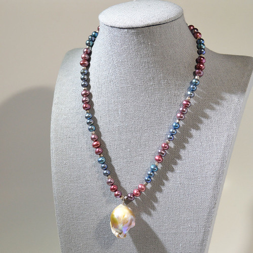 Pastel Freshwater Pearl Necklace Set | Princess Style Pastel Freshwater Pearl Necklace Set | Princess Style