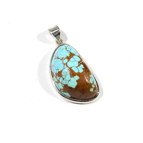 No.8  Turquoise Pendant 43x20mm