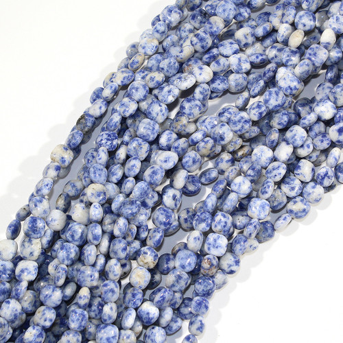 Dumortierite 8x8mm Puff Square Beads