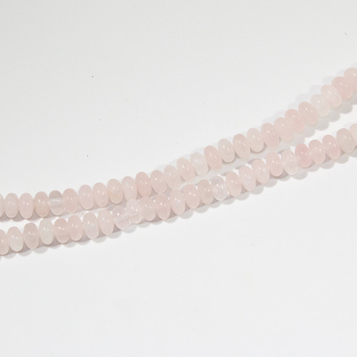 Rose Quartz 6mm Rondelle