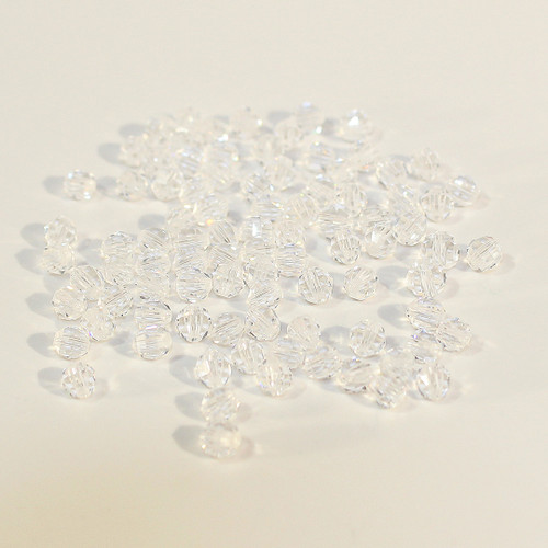 Swarovski Round Beads | Crystal | 4mm | 10 count bag