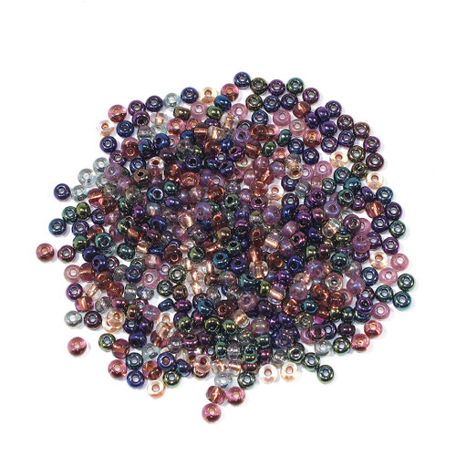 #6 Metallic Assorted Iridescent Seed Bead | 1oz Bag