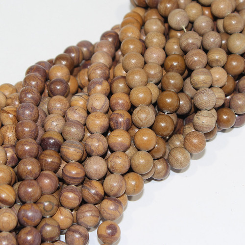 Wood Agate Beads | 8mm