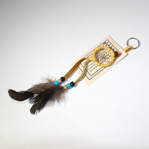 1.5" Doe Dream Catcher Key Ring made in New Mexico. 