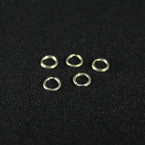 Sterling Silver Split Rings 6mm 