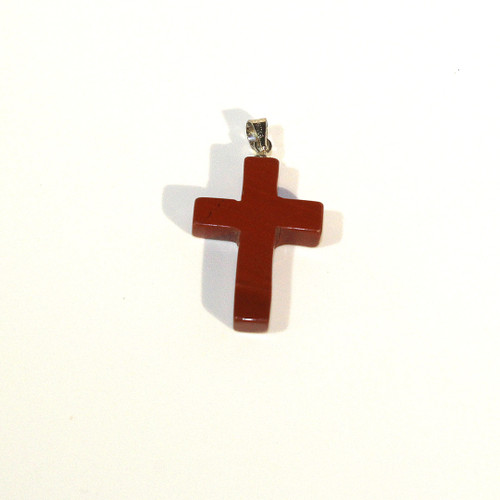 Red Jasper Cross Pendant Red Jasper Cross Pendant