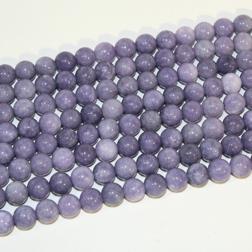 Dyed Purple Quartz | 8mm | Rounds