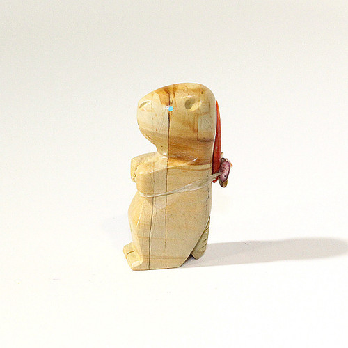 Prairie Dog Fetish carved by Alex Tsethlikai | Picture Jasper #2