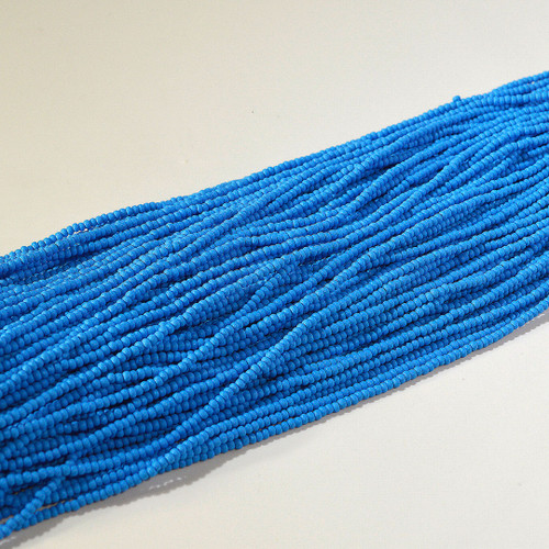 11/0 Permalux Dark Turquoise Matte Czech Seed Bead 