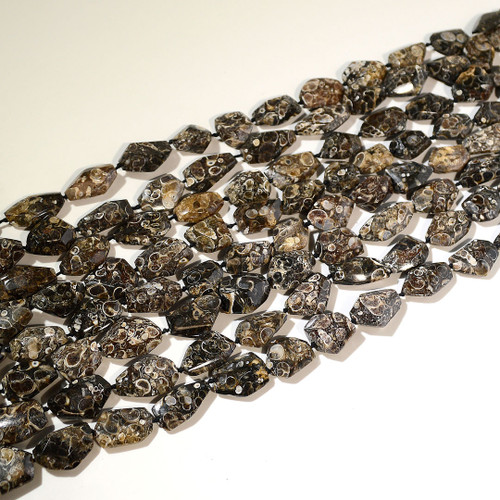 Turitella Agate Faceted Nuggets