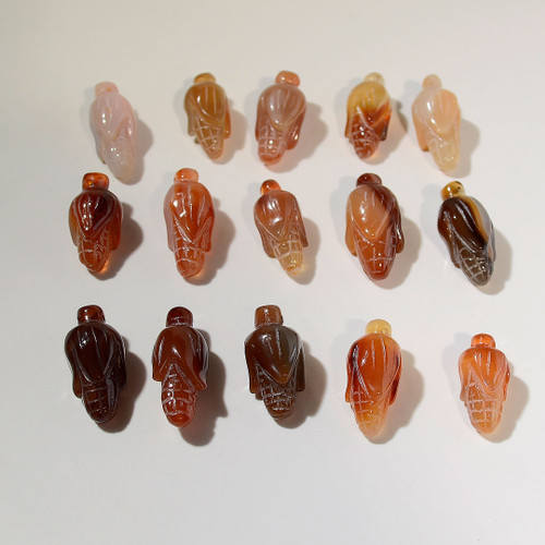 Carnelian Corn Bead 