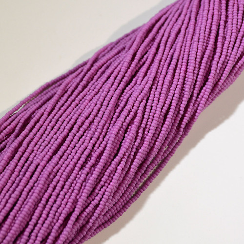 11/0 Permalux Purple Matte Czech Seed Bead | Hank