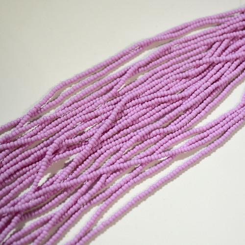 11/0 Permalux Matte Violet Czech Seed Bead sold by the Hank