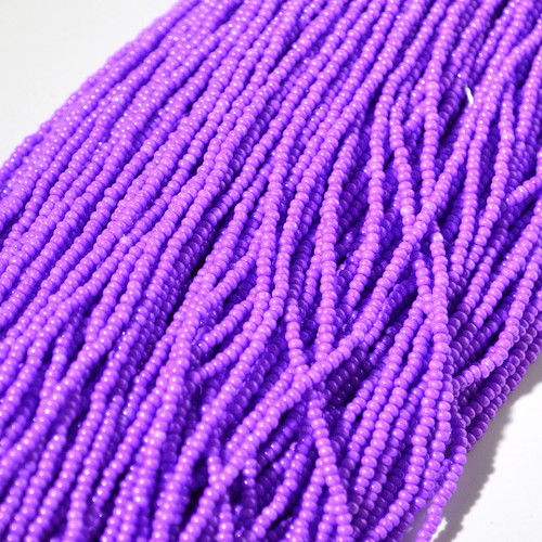 10/0 Opaque Violet Czech Seed Bead