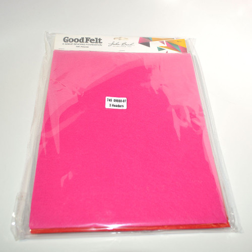 GoodFelt Pink and Red sized 11 x 8 inch sold by 4 pack
