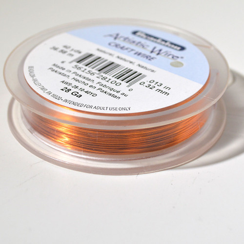 Copper Craft Wire Spool | 28ga | 40yrds Copper Craft Wire Spool | 28ga | 40yrds
