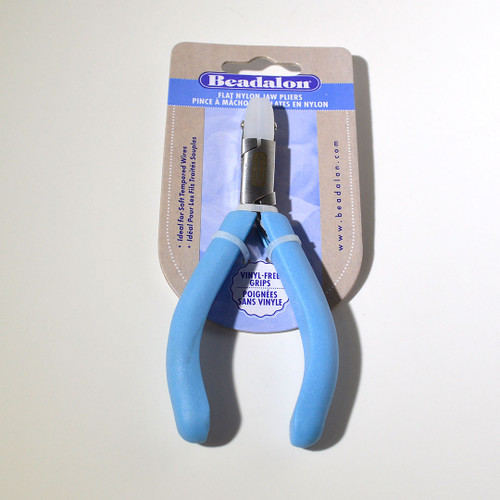 Blue Flat Nylon Jaw Plier | Vinyl-free 