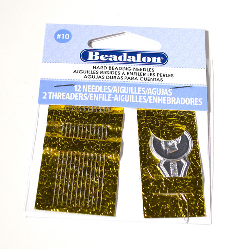 Size 10 Hard Beading Needles | 12ct