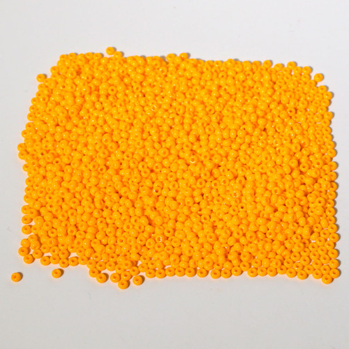 8/0 Seed Bead | Opaque Light Orange | 50 gram bag 8/0 Seed Bead | Opaque Light Orange | 50 gram bag