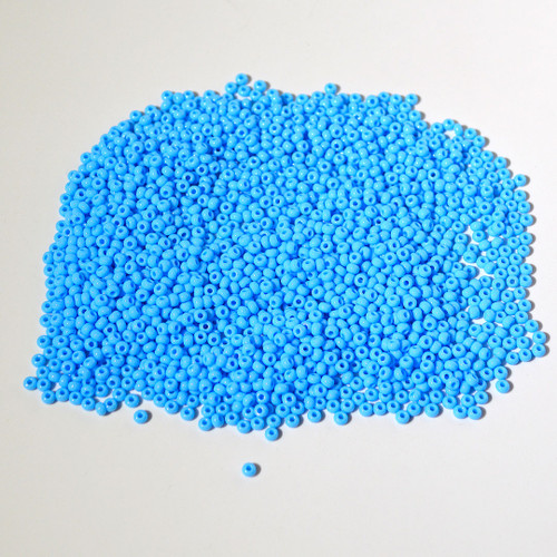8/0 Seed Bead | Opaque Light Blue | 50 gram bag 8/0 Seed Bead | Opaque Light Blue | 50 gram bag