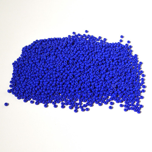8/0 Seed Bead Medium Royal Blue 50 gram bag 8/0 Seed Bead Medium Royal Blue 50 gram bag
