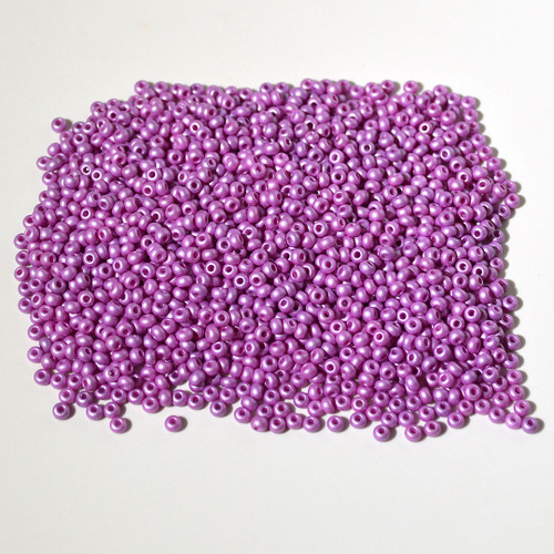 8/0 Seed Bead | Permalux Chalk Violet | 50 gram bag 8/0 Seed Bead | Permalux Chalk Violet | 50 gram bag