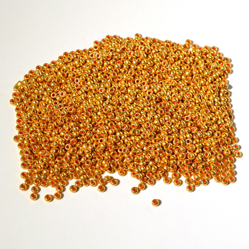 8/0 Seed Bead | Metallic Gold Terra | 50 gram bag 8/0 Seed Bead | Metallic Gold Terra | 50 gram bag