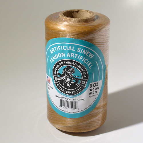 Gudebrod Sinew Bobbin | Natural | 900ft