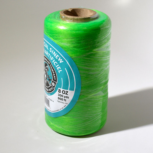 Gudebrod Sinew Bobbin | Neon Green | 900ft